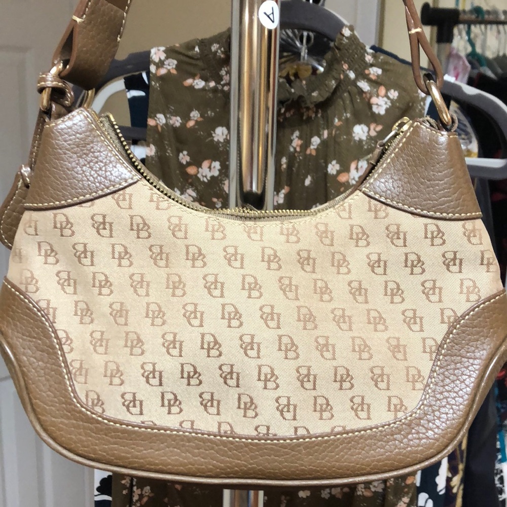 Dooney and Burke Brown small Hobo bag.
